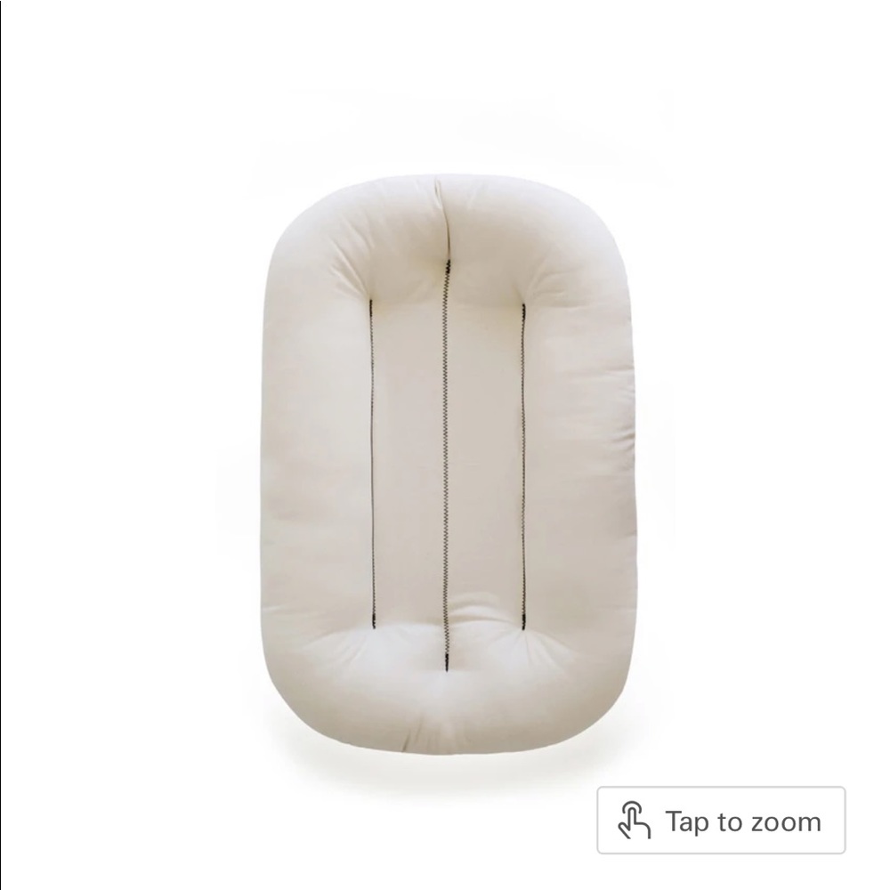 Snuggle me organic infant lounger & cover in natural